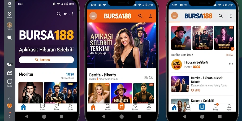 Tampilan antarmuka BURSA188 yang modern dan informatif.