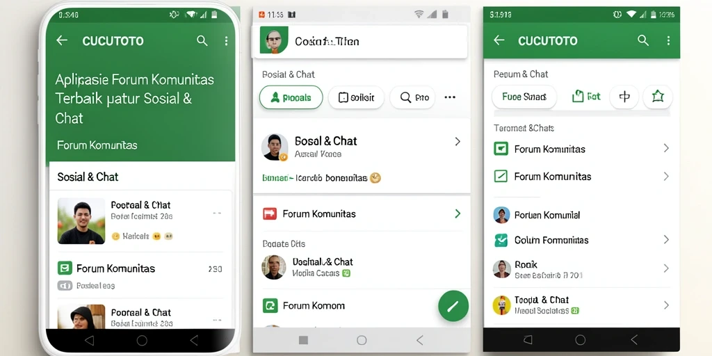 Tampilan antarmuka CUCUTOTO yang modern dan mudah digunakan.