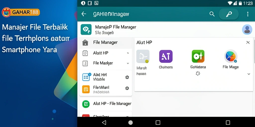 Antarmuka GAHAR188 yang ramah pengguna untuk pengelolaan file.
