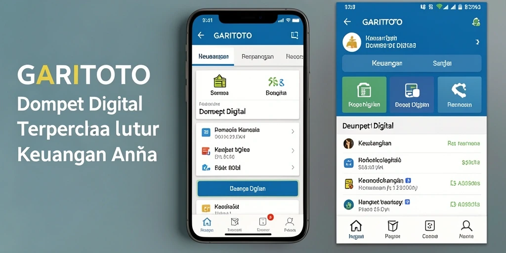 Antarmuka sederhana dan menarik dari aplikasi GARITOTO.