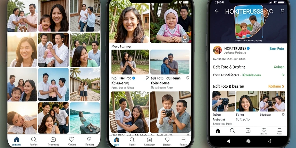 Antarmuka intuitif HOKITERUS88 untuk kolase foto yang kreatif.