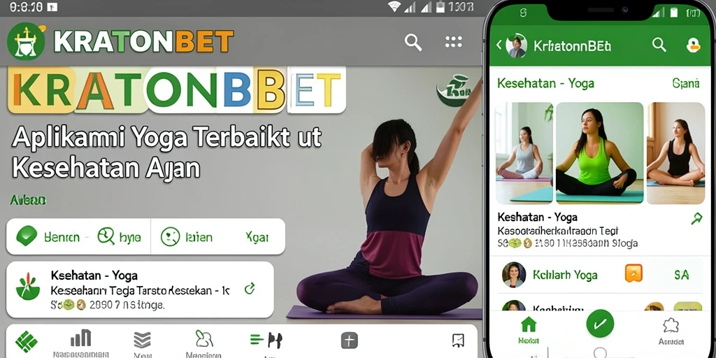 Tampilan antarmuka KRATONBET saat sesi Yoga di layar.